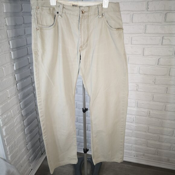 Vintage Levi's Tab Twills Slim Straight Men's Size 36/32 Tan Lot# 331-6059 Jeans - Picture 1 of 16